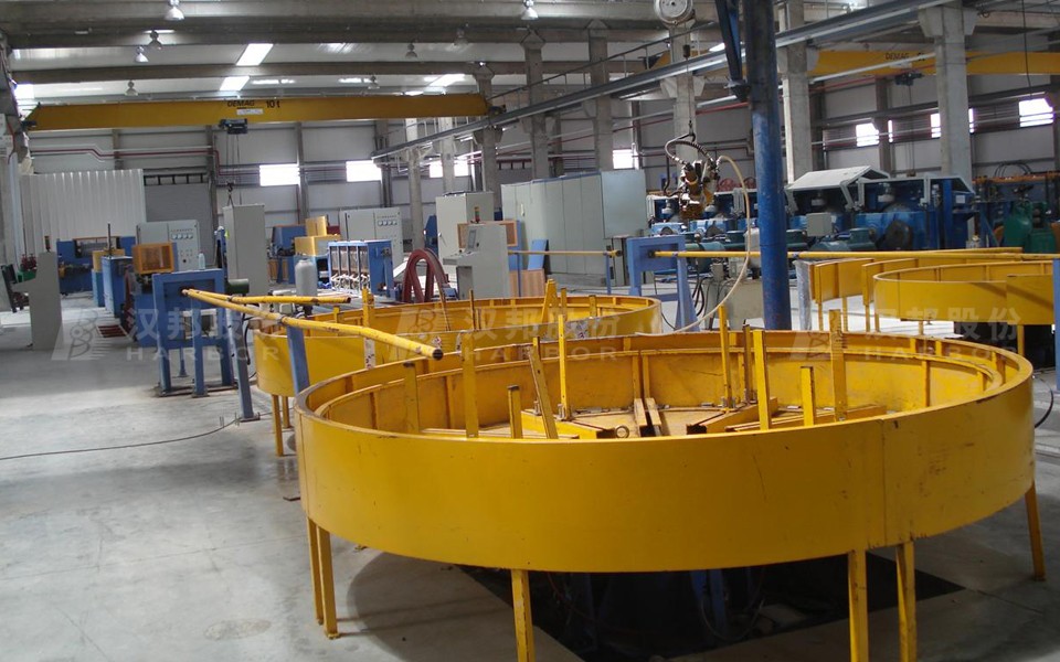 PC steel wire production unit